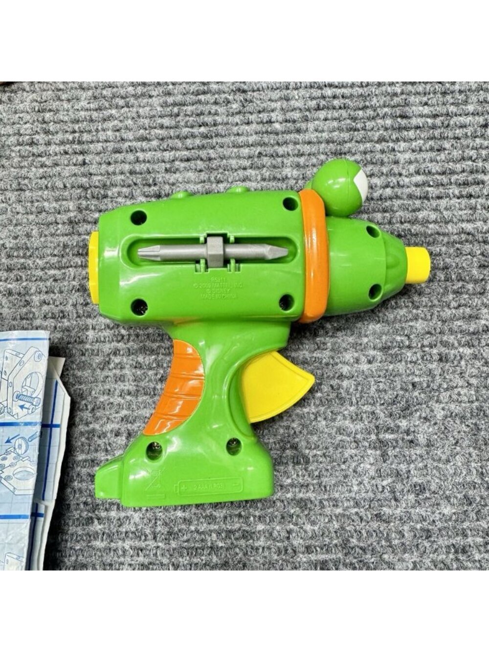 Handy Manny Spinner Power Screwdriver Play Building Set Wood Screws Works RARE - Picture 5 of 11